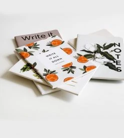 Father Rabbit Stationery Homewares Father Rabbit | Notebook | Oranges