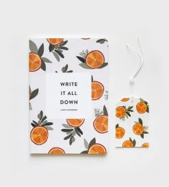 Father Rabbit Stationery Homewares Father Rabbit | Notebook | Oranges