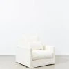 Papaya Amalfi Armchair | Ivory