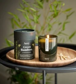 Aery Living Homewares Aery | Botanical Green Soy Candle | Green Bamboo