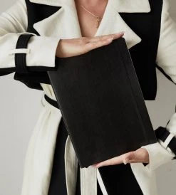 An Organised Life | A4 Leather Notebook | Black