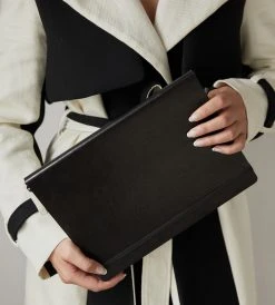 An Organised Life | A4 Leather Notebook | Black