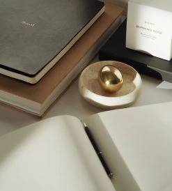 An Organised Life | A4 Leather Notebook | Black