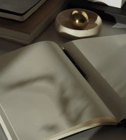 An Organised Life | A4 Leather Notebook | Black