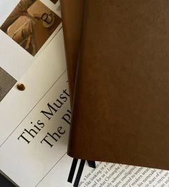 An Organised Life | Leather Notebook | Brown