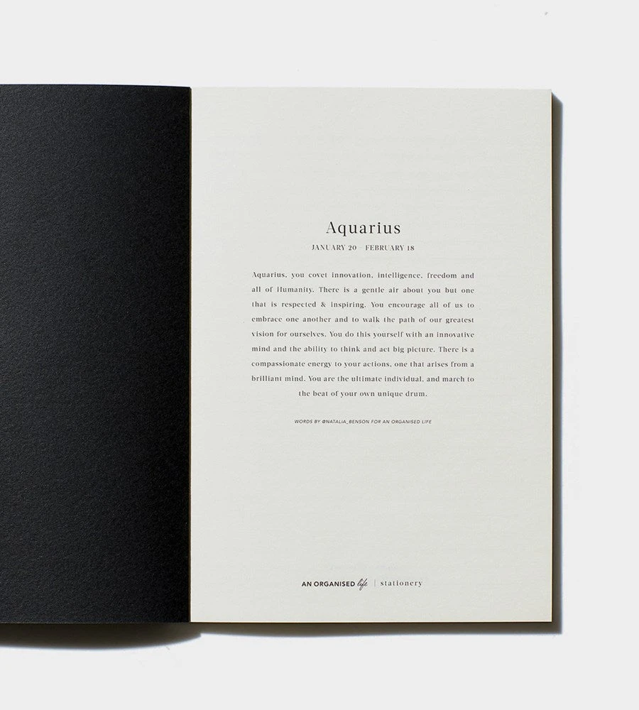 An Organised Life | Zodiac Notebook Homewares