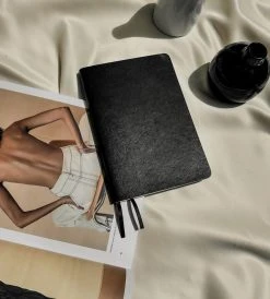 Homewares An Organised Life | Leather Notebook | Black