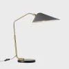 Mayfield New In Home Anika Desk Lamp | Dark Gold & Satin Grey