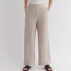 Assembly Label | Ari Wide Leg Linen Pant | Oat