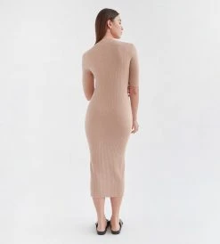 New In Fashion Assembly Label | Ella Midi Dress | Sand