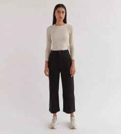 Assembly Label | Hana Twill Pant | Black