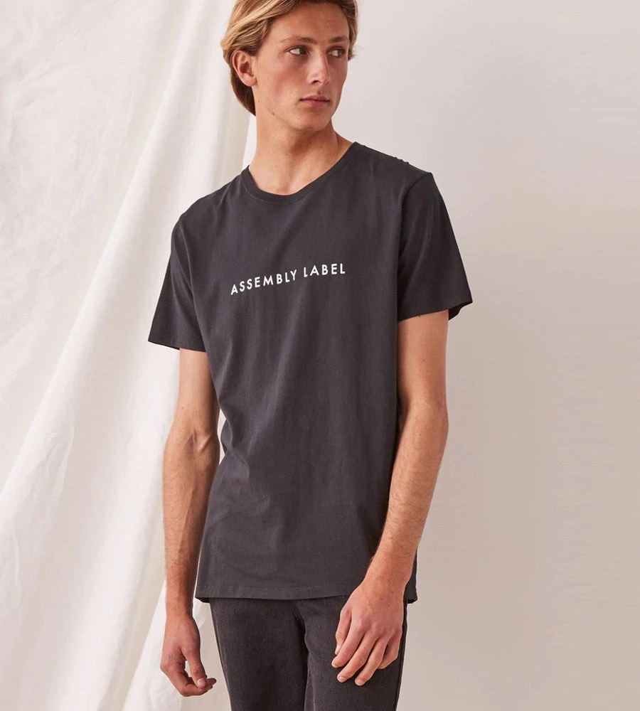Fashion + Beauty Assembly Label | Men's Logo Tee | Black/White