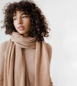 Assembly Label | Longline Wool Scarf | Sand