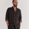 Assembly Label | Men's Cord Shirt Washed | Black Fashion + Beauty