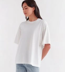 Assembly Label | Oversized Tee | Antique White
