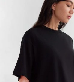 Assembly Label | Oversized Tee | True Black