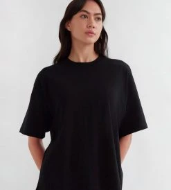 Assembly Label | Oversized Tee | True Black
