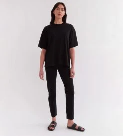 Assembly Label | Oversized Tee | True Black