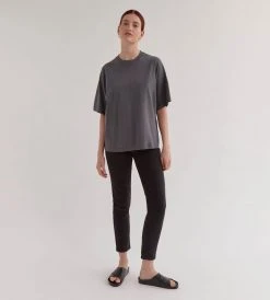 Assembly Label | Womens Oversized Tee | Washed Graphite New In Fashion