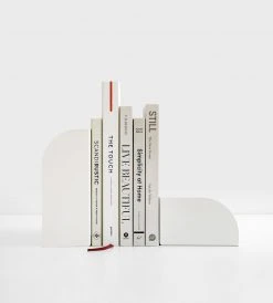 Citta Homewares Awha Bookend | White