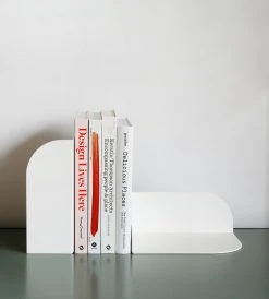 Citta Homewares Awha Bookend | White