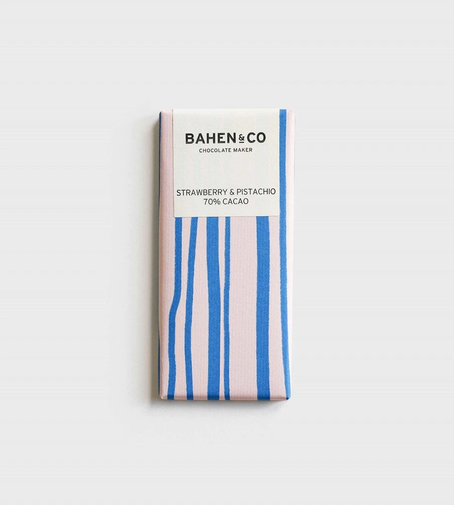Bahen & Co. | Stone Ground Chocolate Bar | Strawberry & Salted Pistachio New Arrivals