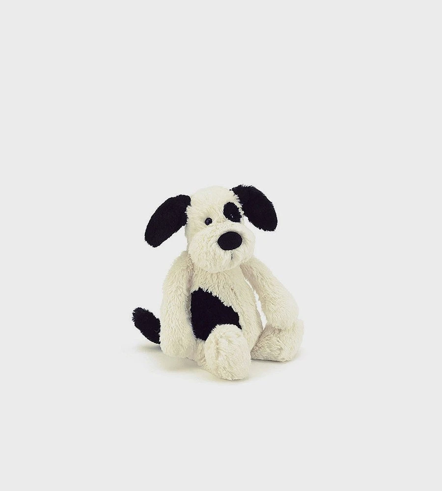 Jelly Cats Baby + Child Bashful Black & Cream Puppy | Small