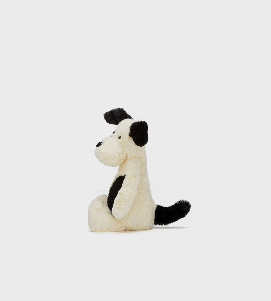 Jelly Cats Baby + Child Bashful Black & Cream Puppy | Small
