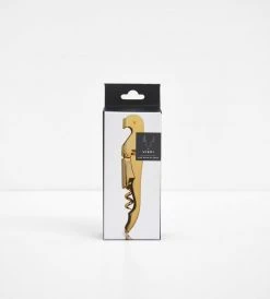 Father Rabbit Kitchenware Homewares Belmont | Gold Plated Signature Corkscrew