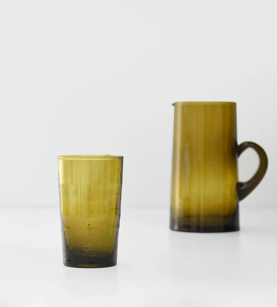 Beldi | Moroccan Straight Glass | Mustard