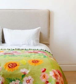 Bonnie And Neil | Primula Olive | Throw Homewares