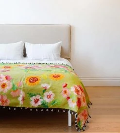 Bonnie And Neil | Primula Olive | Throw Homewares