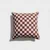 Bonnie And Neil | Small Checkers Chocolate | Cushion Homewares