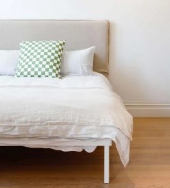 Bonnie And Neil | Small Checkers Thyme | Cushion Homewares