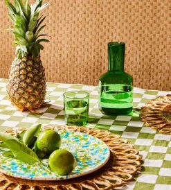 Bonnie And Neil | Small Checkers Thyme | Tablecloth Homewares