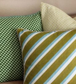 Bonnie And Neil | Tiny Checkers Leaf | Cushion