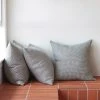 Citta Homewares Bonnie Woven Cushion | Pepper/Natural