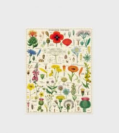 Cavallini | Wildflowers Puzzle | 1000 Pieces Homewares