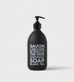 Compagnie De Provence | Black & White Liquid Marseille Soap | Black Tea Homewares