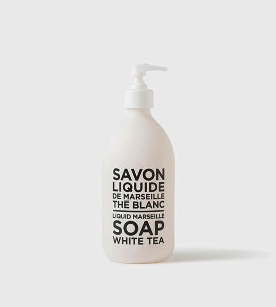 Compagnie De Provence | Black & White Liquid Marseille Soap | White Tea Homewares