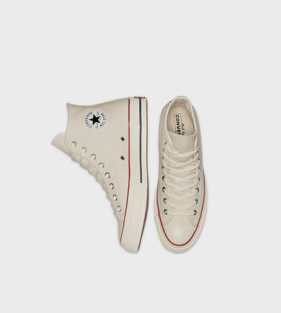 Fashion + Beauty Converse | CT 70 Canvas Hi | Parchment