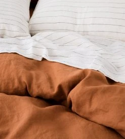 Homewares Cultiver | Linen Duvet Cover | Cedar