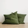 Cultiver | Linen European Pillowcase Pair | Forest