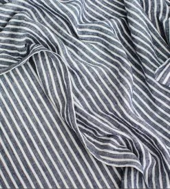 Cultiver | Linen Sheet Set | Indigo Stripe