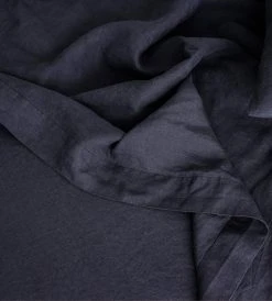 Cultiver | Linen Flat Sheet | Navy
