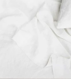 Cultiver | Linen Flat Sheet | White