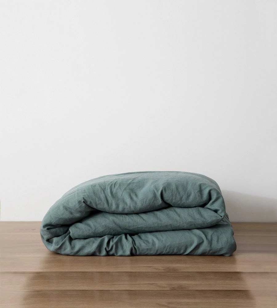 Cultiver | Linen Duvet Cover | Bluestone