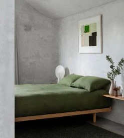 Cultiver | Linen Duvet Set | Forest