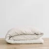 Cultiver | Linen Duvet Cover | Pinstripe