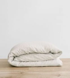 Cultiver | Linen Duvet Cover | Pinstripe